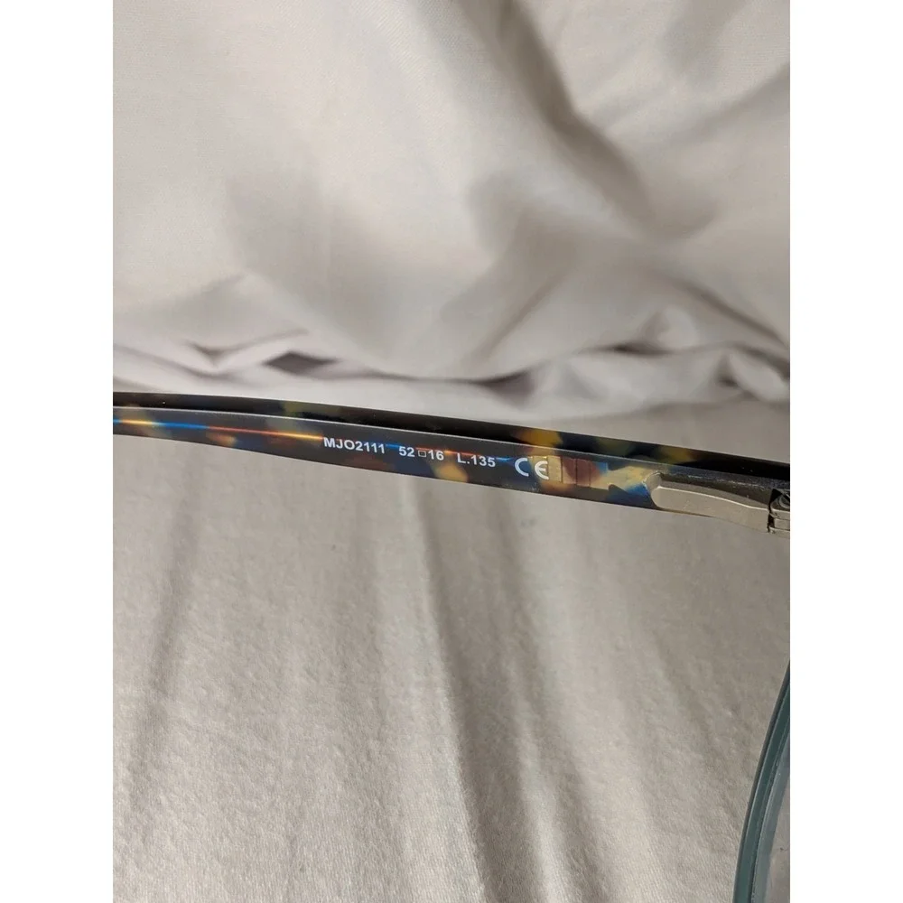Maui Jim Plastic Eyeglasses - MJO 2111-55A - 52-16 - Matte Blue Green Tortoise